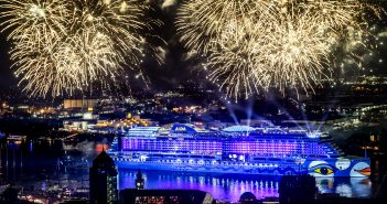 Silvester auf einem Schiff