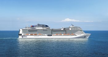 MSC Bellissima absolviert Jungfernfahrt nach Qatar