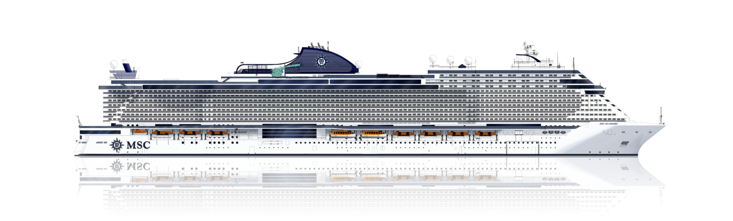 Das neue MSC Schiff heißt: „MSC Seashore“